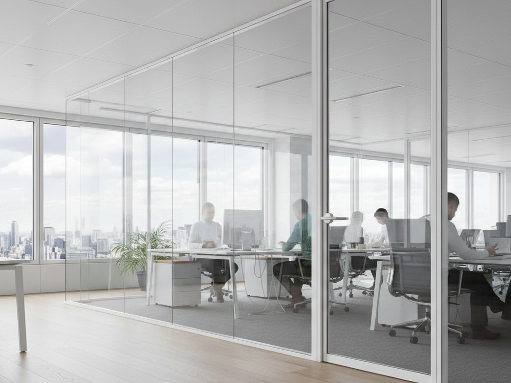 Contoh Partisi Kaca Upvc Untuk Sekat Kantor