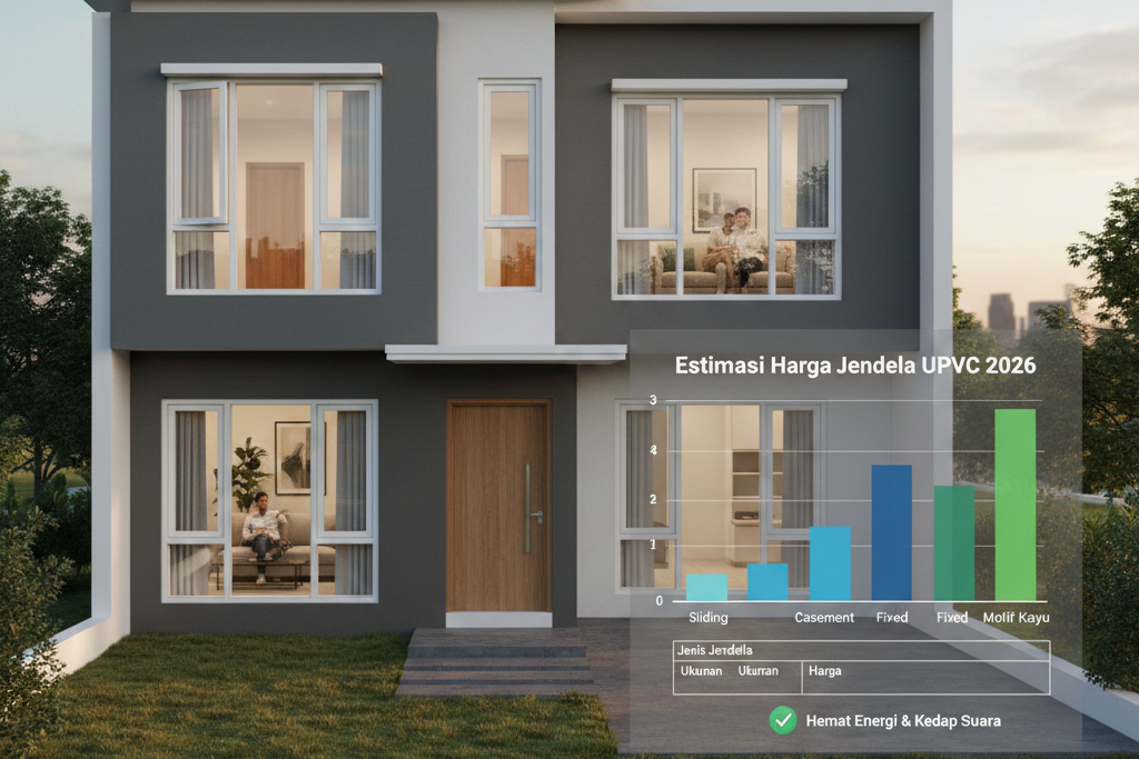 Pintu kaca UPVC Cibitung menawarkan solusi modern, tahan lama, kedap suara untuk hunian dan bisnis Anda.